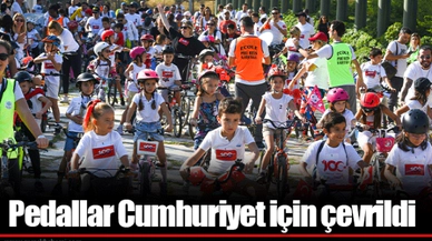 Pedallar Cumhuriyet için çevrildi