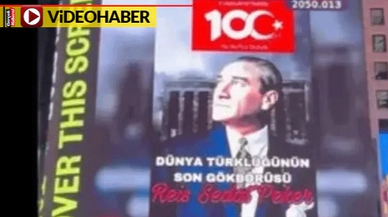 Sedat Peker'in Cumhuriyet Bayramı mesajı Times Meydanı'nda