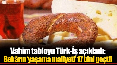 Vahim tabloyu Türk-İş açıkladı: Bekârın ‘yaşama maliyeti’ 17 bini geçti!