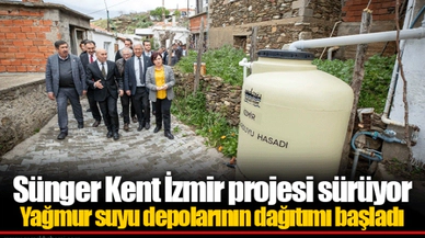 Yağmur suyu depolarının dağıtımı başladı