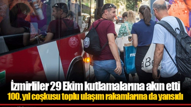 100. yıl coşkusu toplu ulaşım rakamlarına da yansıdı