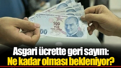 Asgari ücrette geri sayım: Ne kadar olması bekleniyor?