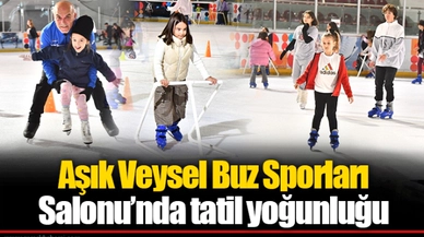 Aşık Veysel Buz Sporları Salonu’nda tatil yoğunluğu