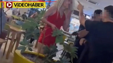 AVM'de kadınlar birbirine girdi: "Beynini patlatırım"