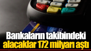 Bankaların takibindeki alacaklar 172 milyarı aştı