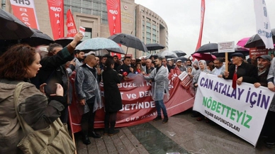 CHP, Can Atalay için Çağlayan Adliyesi önünde oturma eylemi başlattı