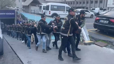 "Sarallar" operasyonunda yakalanan şüphelilerden 9'u tutuklandı