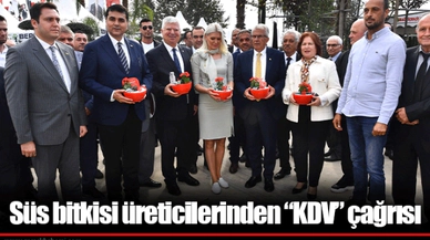 Süs bitkisi üreticilerinden “KDV” çağrısı