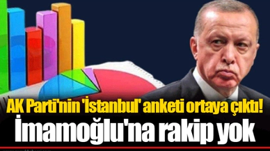 AK Parti'nin 'İstanbul' anketi ortaya çıktı! İmamoğlu'na rakip yok