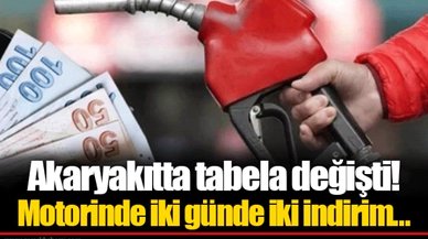Akaryakıtta tabela değişti! Motorinde iki günde iki indirim...