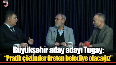 Büyükşehir aday adayı Tugay: “Pratik çözümler üreten belediye olacağız”