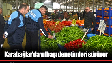 Karabağlar'da yılbaşı denetimleri sürüyor