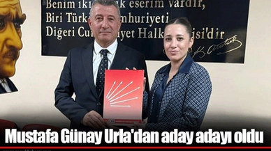 Mustafa Günay Urla'dan aday adayı oldu 