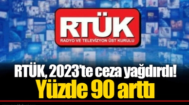 RTÜK, 2023’te ceza yağdırdı! Yüzde 90 arttı