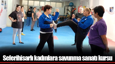 Seferihisarlı kadınlara savunma sanatı kursu