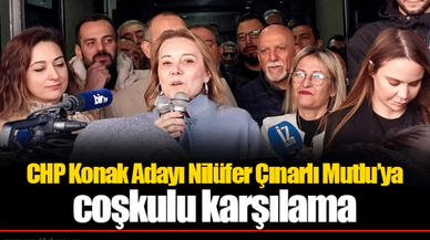 CHP Konak Adayı Nilüfer Çınarlı Mutlu’ya coşkulu karşılama 
