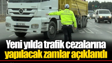 Yeni yılda trafik cezalarına yapılacak zamlar açıklandı