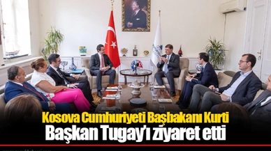 Kosova Cumhuriyeti Başbakanı Kurti, Başkan Tugay’ı ziyaret etti