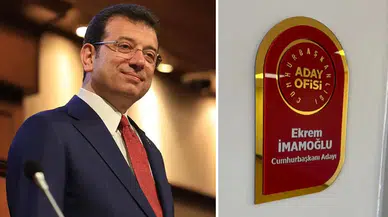 CHP’nin Cumhurbaşkanı Aday Ofisi Ankara'da açılıyor: İmamoğlu'nun ofisinin girişindeki isimliği paylaşıldı