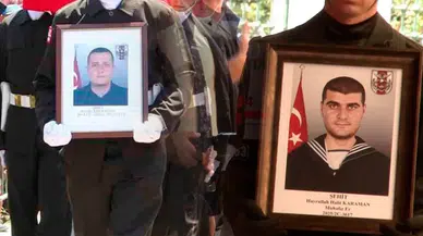 İskenderun'da şehit olan iki asker son yolculuklarına uğurlandı