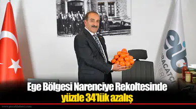 Ege Bölgesi Narenciye Rekoltesinde yüzde 34’lük azalış