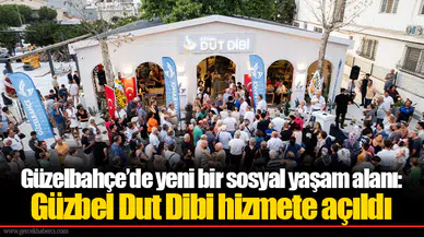 Güzelbahçe’de yeni bir sosyal yaşam alanı: Güzbel Dut Dibi hizmete açıldı