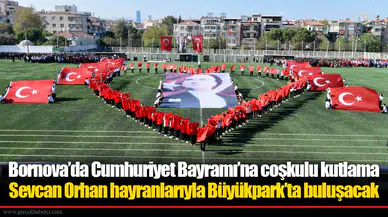 Bornova’da Cumhuriyet Bayramı’na coşkulu kutlama