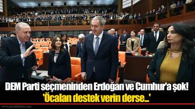 DEM Parti seçmeninden Erdoğan ve Cumhur'a şok! 'Öcalan destek verin derse...'