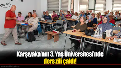 Karşıyaka’nın 3. Yaş Üniversitesi’nde ders zili çaldı!