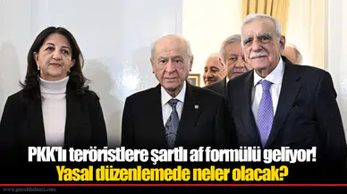 PKK'lı teröristlere şartlı af formülü geliyor! Yasal düzenlemede neler olacak?