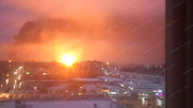 Ukrayna İHA’ları Şaturskaya Santrali'ni vurdu