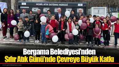 Bergama Belediyesi’nden Sıfır Atık Günü’nde Çevreye Büyük Katkı