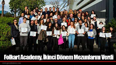 Folkart Academy, İkinci Dönem Mezunlarını Verdi