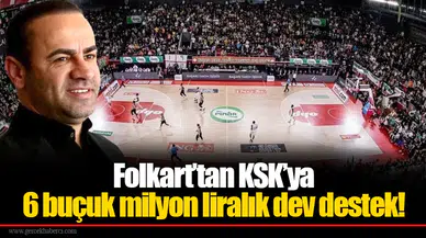 Folkart’tan KSK’ya 6 buçuk milyon liralık dev destek!