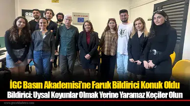 Bildirici: Uysal Koyunlar Olmak Yerine Yaramaz Keçiler Olun
