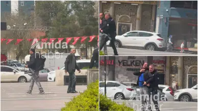 Diyarbakır’da kalaşnikoflu panik: Meydanda rastgele ateş açtı!