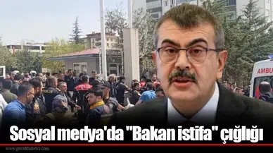 Sosyal medya'da "Bakan istifa" çığlığı