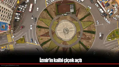 İzmir’in kalbi çiçek açtı