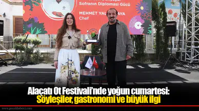 Alaçatı Ot Festivali’nde yoğun cumartesi: Söyleşiler, gastronomi ve büyük ilgi