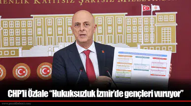 CHP’li Özlale: “Hukuksuzluk İzmir’de gençleri vuruyor”