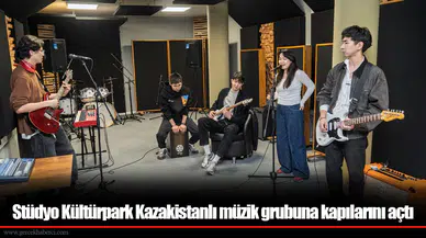 Stüdyo Kültürpark Kazakistanlı müzik grubuna kapılarını açtı