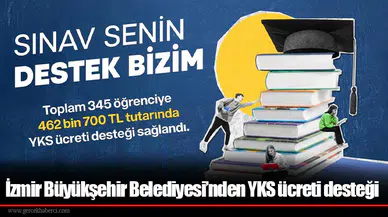 İzmir Büyükşehir Belediyesi’nden YKS ücreti desteği