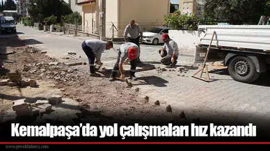 Kemalpaşa’da yol çalışmaları hız kazandı