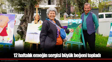 12 haftalık emeğin sergisi büyük beğeni topladı