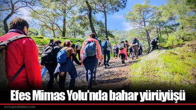 Efes Mimas Yolu’nda bahar yürüyüşü