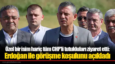 Özel bir isim hariç tüm CHP’li tutukluları ziyaret etti