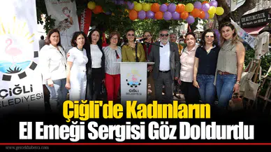 Çiğli'de Kadınların El Emeği Sergisi Göz Doldurdu