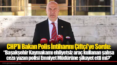 CHP'li Bakan Polis İntiharını Çiftçi'ye Sordu