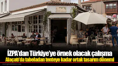 Alaçatı’da tabeladan tenteye kadar ortak tasarım dönemi