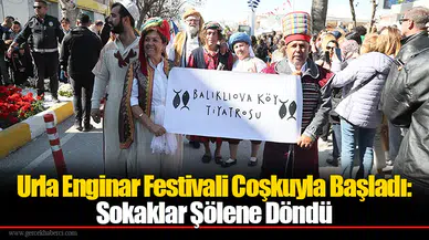 Urla Enginar Festivali Coşkuyla Başladı: Sokaklar Şölene Döndü